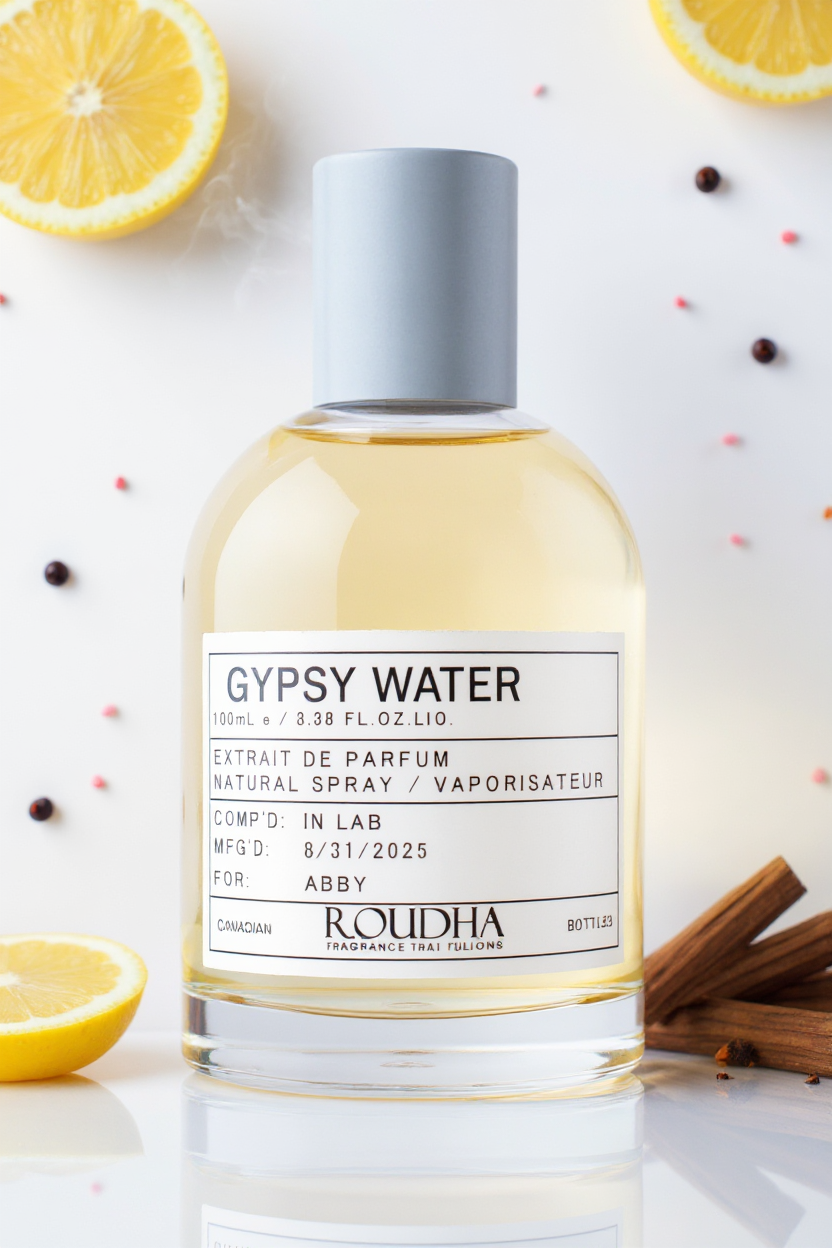GYPSY WATER perfume bottle - woody incense bergamot sandalwood bohemian unisex fragrance by Roudha
