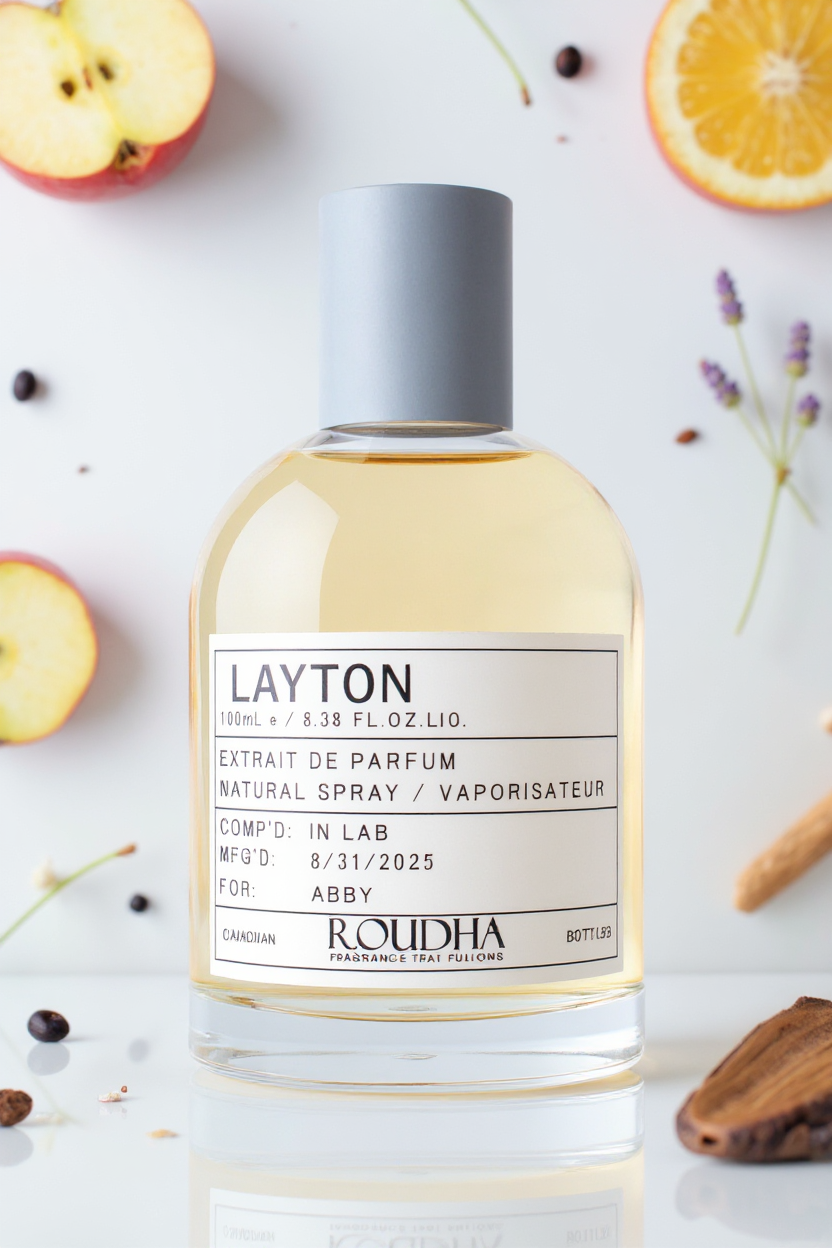 LAYTON 2016 cologne bottle - aromatic apple lavender vanilla fougere masculine niche fragrance by Roudha